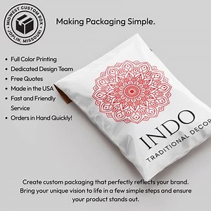 Custom 9"x6" Poly Mailers With Logo: Compostable Option, Small Business Packaging - Etsy