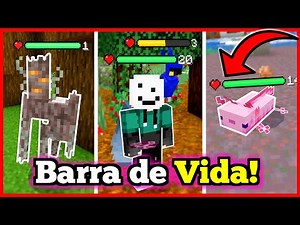 🍏 Health Bar in Mobs for MCPE 1.21.X | Life Bar Texture in Minecraft Bedrock 1.21