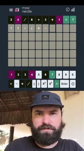 BIG MATH #nerdle #wordle