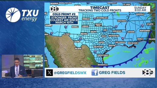 LIVE WEATHER: A BIG change is coming our way this weekend as temperatures tumble. Meteorologist Greg Fields has details on how chilly it will get. | WFAA