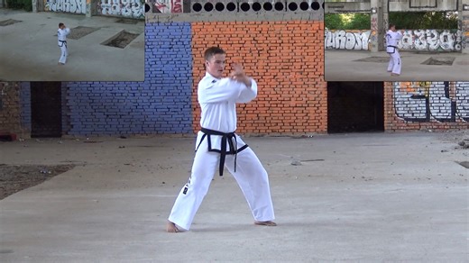 Yoo-Sin Sestava je pojmenována po generálovi Kim Yoo Sin, velícím generálovi v dynastii Silla. 68 pohybů symbolizuje poslední 2 číslice letopočtu 668 po Kristu, kdy byla Korea sjednocena. Přípravný postoj znamená meč, tasený spíše na pravou než na levou stranu a symbolizuje Yoo Sinovu chybu, když poslechl příkazy svého krále bojovat s cizími vojsky proti svému vlastnímu národu. ( 68 pohybů ) Yoo-Sin Pattern is named after General Kim Yoo Sin, a commanding general during the Silla Dynasty. The 68