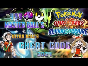 Unlimited Master Balls Cheat Code Pokemon Omega Ruby & Alpha Sapphire #pokemon #viralvideos