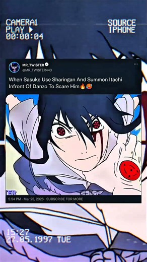 The Moment When Sasuke Show Danzo His Biggest Fear🥶🔥 #anime#edit#music #amy#amvedits#amvs