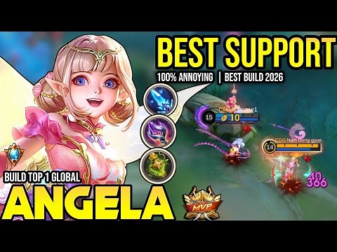 ANGELA BEST BUILD 2026 | BUILD TOP 1 GLOBAL ANGELA GAMEPLAY | MOBILE LEGENDS✓