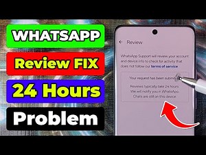 Whatsapp review 24 hours problem | Whatsapp Support Will Review Your Account | whatsapp review fix