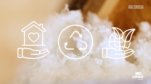 🌱 URSA PUREFLOC — Good for your home, good for the planet. Built from recycled and natural materials, URSA PUREFLOC is more than insulation — it’s a commitment to a better way of building. 🏡✨ 💚 For your home: It provides superior thermal and acoustic comfort, helping you enjoy a quieter, warmer, and more energy-efficient space. 🌍 For the planet: Its high recycled content and low environmental impact support a more sustainable, circular future — reducing CO₂ emissions and conserving resources