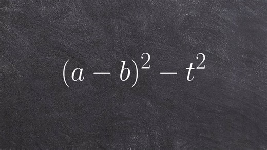 How to use the difference of two squares to factor