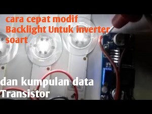 cara modifikasi inverter untuk backlight