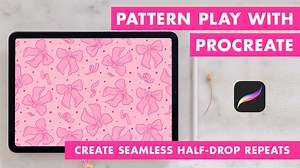 Pattern Play with Procreate : Create beautiful Half-Drop repeat patterns in Procreate | Vidya Kumaresan | Skillshare