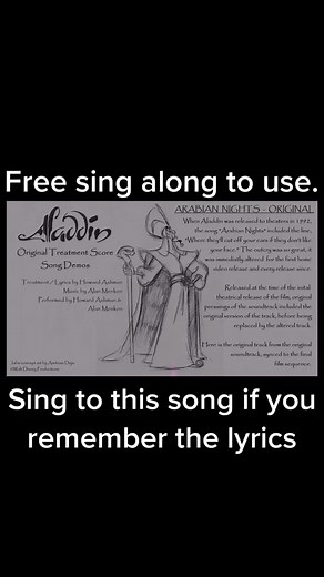 Sing Along to Arabian Nights from Aladdin | Free Disney Song