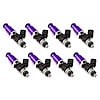 Injector Dynamics 10506014148: 1050.60.14.14.8 1050cc Fuel Injector Set, 14 mm (Purple) Adaptors - JEGS
