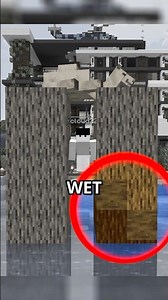 Wet Logs in Minecraft #minecraftbuilding #minecrafttutorial #minecraft