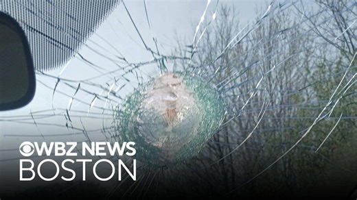 Gardner driver lucky to be unharmed after railroad spike went flying through his windshield