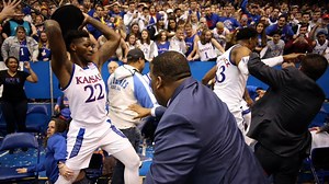 College basketball game ends with bench-clearing brawl