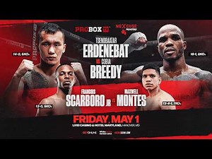 ProBox TV Contender Series | ERDENEBAT vs BREEDY | Hanover, Maryland, MD