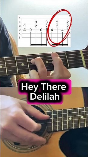 Hey There Delilah Guitar Tab