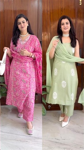 Summer Special Embroidered Kurta Pant Set With Dupatta, Floral Cotton Kurta Palazzo Set For Women
