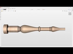 How to Model a Simple Spindle for Rotary Machining | Wrapped Rotary Machining | V12.5 Tutorials
