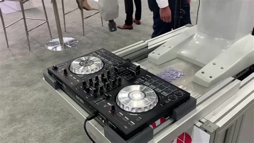 ABB Robot DJ bring the party at Automate! | Practical Machinist
