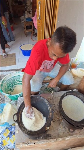 Bikin kulit lumpia manual !!! #shorts