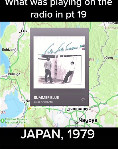 #japan #breadandbutter #summerblue #musicdiscovery #traveltheworld #70s #fypシ #whatwasplayingontheradio #radiooooo
