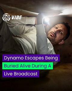 Dynamo is about to pull off his most insane stunt ever – burying himself alive, breaking free, and coming back to life live on stage! This is something even Houdini couldn't nail back in the day!   - damnnatureyouscarrrry #vibefm | Vibe FM | Facebook