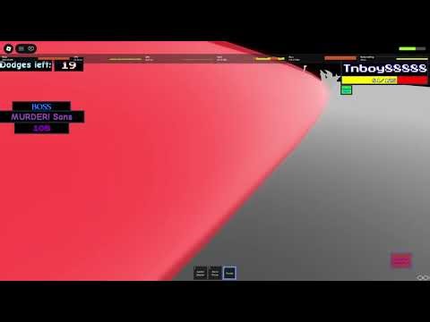 Roblox Judgement Hall'nt Sans Fight lol: Murder Sans Fail