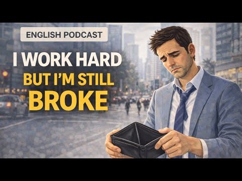 Learn English quickly with podcast | English learning Conversation | I work hard for nothing