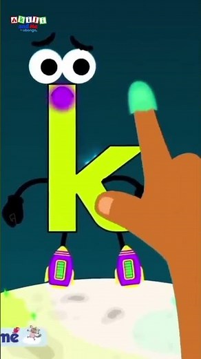 Drawing the letter K | Learning to write the alphabet | Akili & Me #alphabet #educationalcontent