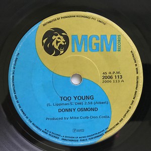 Donny Osmond - Too Young