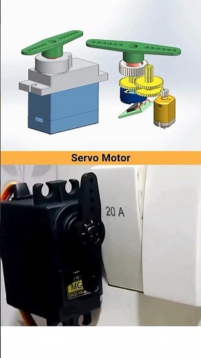 ✅ Servo Motor #working #animation #cad #solidworks