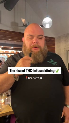 🍃 THC DINNER PARTY: We recently went to a “Danksgiving” feast at The Goodyear House, where every course came with a dose of THC. WHY IT MATTERS: As people consume less alcohol, these types of cannabis-based social experiences are taking off in Charlotte. HOW IT WORKS: Tickets were $125 and included four Thanksgiving-inspired courses, each paired with a themed beverage. - Between the food and drinks, the full meal contained around 50mg of hemp-derived THC from Loyal Oils (@drinkloyals_). ZOOM IN