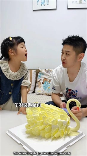 What Kind Of Cake Did My Lovely Daughter Make At Home Today #shorts