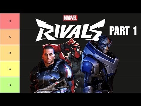 Shepard, Garrus, and Deadpool Rank Marvel Rivals Characters (Part 1)