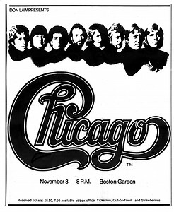 Nov 08, 1977: Chicago at Boston Garden Boston, Massachusetts, United States | Concert Archives