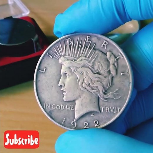 1922 High Relief Peace Dollar No Mintmark #shorts
