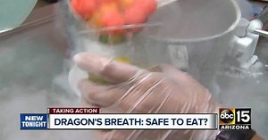 New "Dragon Breath" dessert comes with warnings