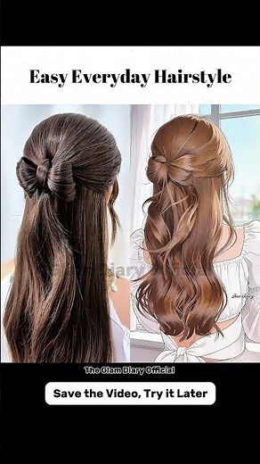 How to Make a Bow with Hair 💕Step by Step Tutorial for beginners #HairBow#CuteHairstyle#HairTutorial