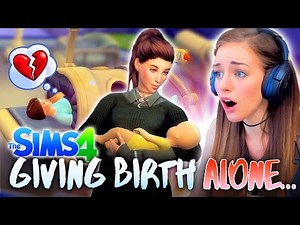 🍼THE BABY IS HERE BUT I'M ON MY OWN!?💔 (The Sims 4 #16! 🏡)