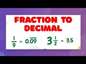 How to Convert Fractions to Decimals — LearnStalk Maths