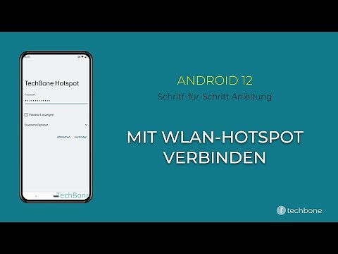 Mit WLAN-Hotspot verbinden [Android 12]