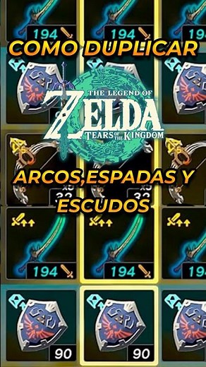 HOW TO DUPLICATE WEAPONS, SHIELDS, AND BOWS - Super Easy | All Versions in Zelda TOTK #zeldatotk