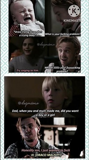 Draco Malfoy as a Dad Would Be Absolute Chaos 😂 | Dramione Memes Compilation