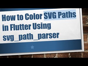How to Color SVG Paths in Flutter Using svg_path_parser