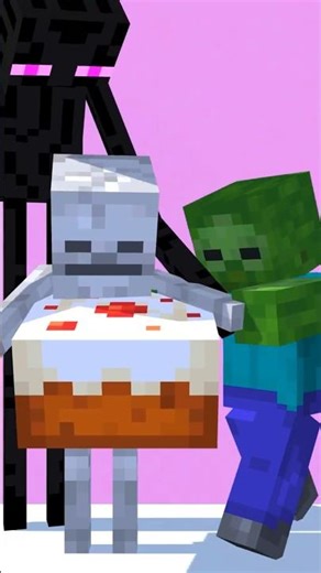 【マイクラ】ケーキが欲しい #minecraftanimation
