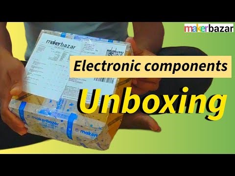 MakerBazar Electronic Components Unboxing in Telugu | DIY Projects | 775dc motor