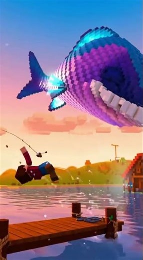 Fishing Rod Shakes… Then BOOM—MEGA FISH LAUNCH 😂🐟🔥”