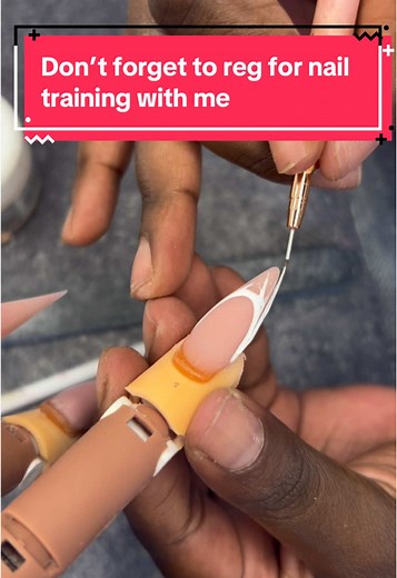 PART 1: one on one training. I’m here to do the lords work 🥰🥰🥰🥰. Look at my student doing frenchies 💃🏼💃🏼💃🏼💃🏼. #goviral #nailtutorial #nailclass #beginner #fyp