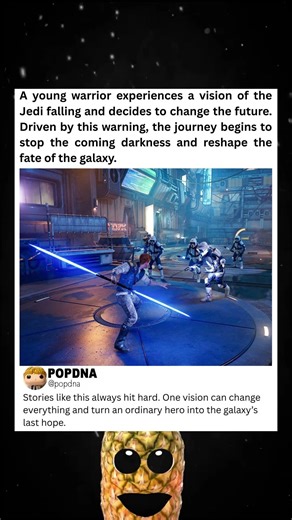 A young warrior experiences a vision of the Jedi falling and decides to change the future.#starwars