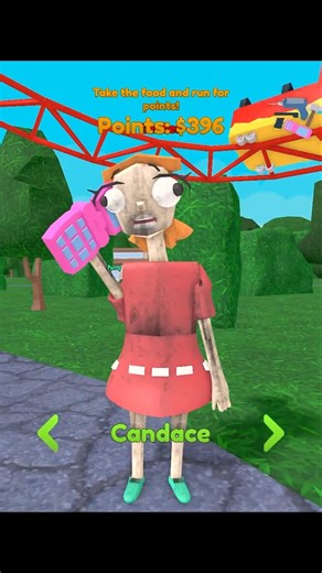 NEVER steal from hungry Candace 🤣 #roblox #denzel Roblox Obby